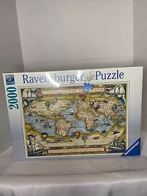2000 Pcs Jigsaw Puzzle: Around The World (Maps) (Ravensburger 168255) • $25.99