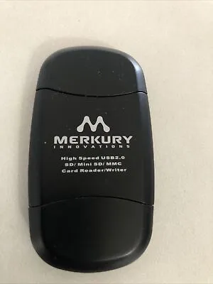 Mercury Innovations Memory Card Read/Writer High Speed USB 2.0 SD/Mini SD/ MMC • $6.98