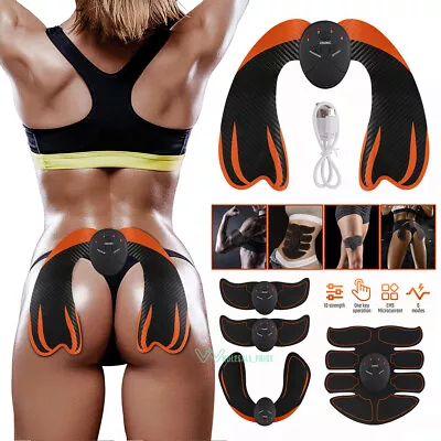 EMS Abs Stimulator Muscle Abdominal Toner Trainer Belt Arms Hips Belly Trainer • $12.09