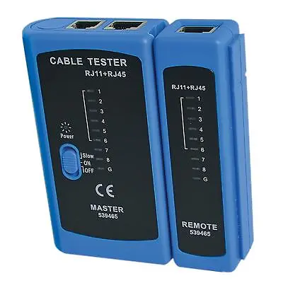Network LAN Telephone RJ45/11 Cable Toner Wire Tracker Line Toner Tracer Tester • £13.94