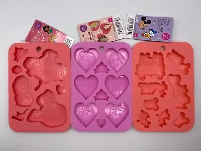 *New* Disney Daiso Silicone Cake Candy Clay Chocolate Soap Mold Mickey Princess • $6.99