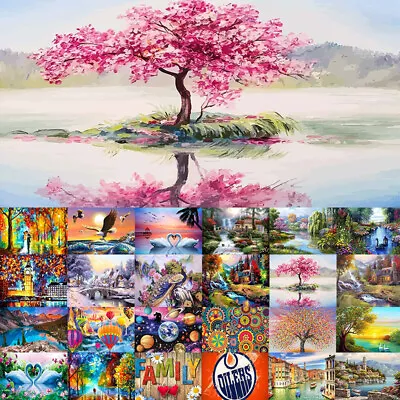 $19.95 • Buy 5D Full Drill Diamond Painting Landscape Embroidery Cross Stitch Arts Kit Mural