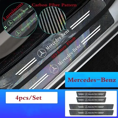 Door Sill Scuff Cover Protector For Mercedes-Benz • $16.98