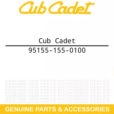 MTD 95155-155-0100 Blue And White Cub Hood Decal Cub Cadet Troy-Bilt • $12.95