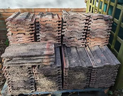£100 • Buy Marley Concrete Roof Tiles RD807051 Weathered .... 114 Tiles...£100 For The Lot
