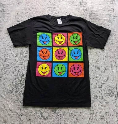 VTG 90s Andy Warhol Smiley Face Art Single Stitch T Shirt Size M/L Briazzi • $45.99