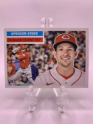 2023 Topps Archives Spencer Steer 1956 Design RC Rookie #78 Cincinnati Reds • $1.35