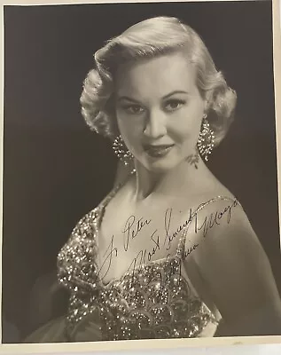 Virginia Mayo Movie Star Vintage Signed 8x10 Silver Gelatin Bert Six Photo • $49.50