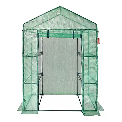 VEVOR 6 Shelves 3 Tiers Walk In Greenhouse Portable Mini Garden House Outdoor • $44.49