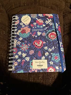 Vera Bradley “Bloom Berry” Undated Daily Planner W/Carryall Duo Pouch • $24.95