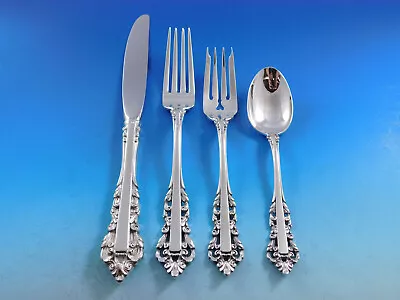 Medici By Gorham (1971) Sterling Silver Flatware Set For 8 Service 32 Pieces • $2100