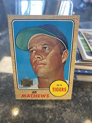 2001 MLB Topps Archives 'Reprints' | Ed Matthews | #132 | Detroit Tigers  • $1