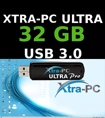 XTRA-PC ULTRA PRO 32 GB USB Antivirus Protection Built In For Any PC Or Mac. • $55