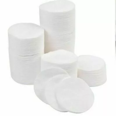 Cotton Wool Round Face Pads - Soft & Absorbent For Makeup Removal & Skincare UK • £0.99