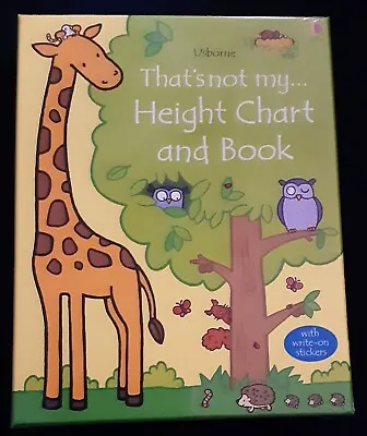 That S Not My Height Chart & Book  American Edition Write On Stickers Sealed New • $13.99