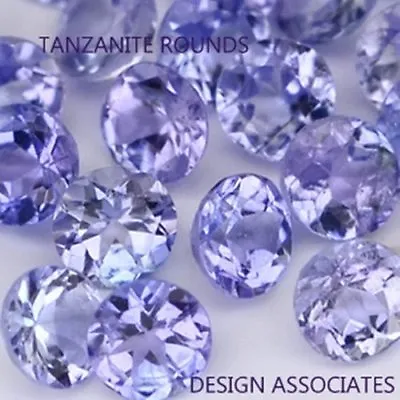 Tanzanite  Round  Treated Earth Mined Gemstone Lot  1.5 Mm Gemstones 30 Pcs • £7.59