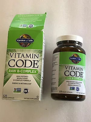 Garden Of Life Vitamin Code Raw B-Complex 60 Vegan Caps • $19.99