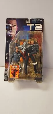 McFarlane Toys Movie Maniacs 4 Terminator 2 T-1000 Action Figure 2001 - Sealed  • $24