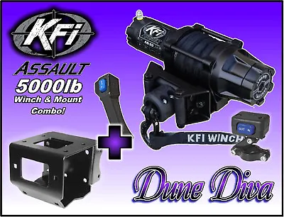 5000lb KFI Assault Winch Mount Combo - CF-Moto CFORCE 400s 2016-21 • $574.95