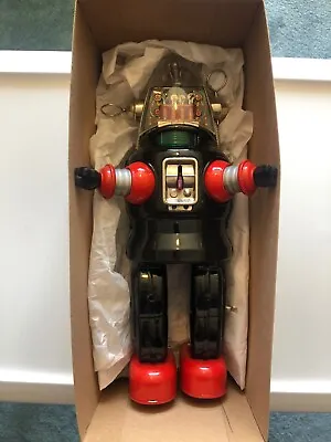 VINTAGE 1950s TIN JAPAN NOMURA MECHANIZED ROBBY ROBBIE THE ROBOT WORKING • $1299.99