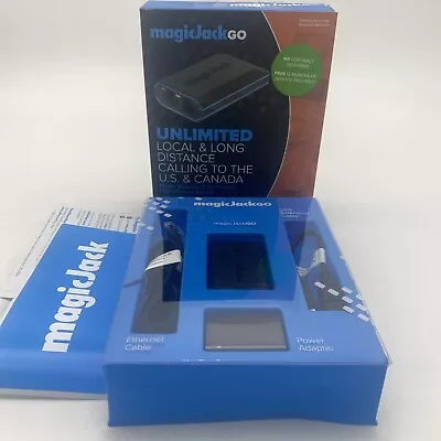 MAGIC JACK GO Smart Home/Business On The Go Digital Phone Service With Adapter • $29.98
