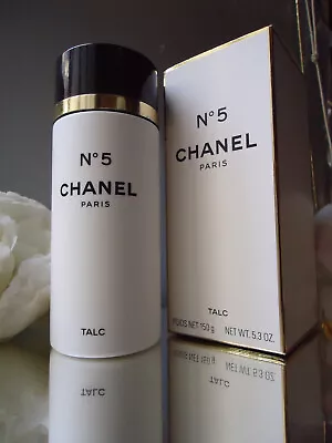 CHANEL No5 Talc Body Powder 150g Superior Rare Potent Formula New ! Not Mint Box • £149