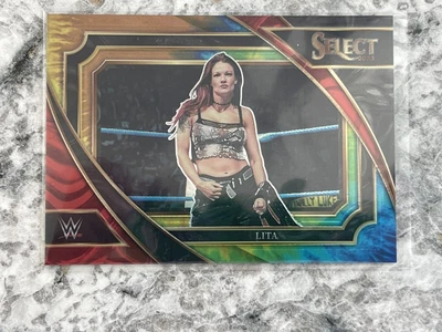 $65 • Buy 2023 Panini Select WWE Lita Mezzanine Tie-Dye Prizm /25