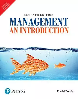 Management : An Introduction 7Th Editi... David Boddy • £18.99