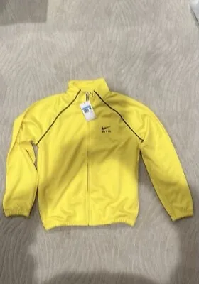 Nike Sportswear NSW Air Poly-Knit Track Jacket Yellow DQ4221-765 Men's Size M • $45