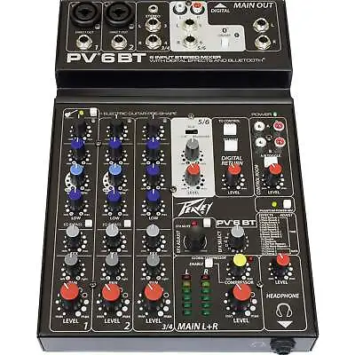 Peavey PV6BT DJ Mixer • $199.99
