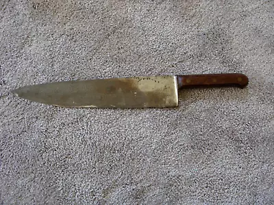 Vintage 1962 US Army Chef’s Knife Clyde Carbon Steel 12  Blade • $89