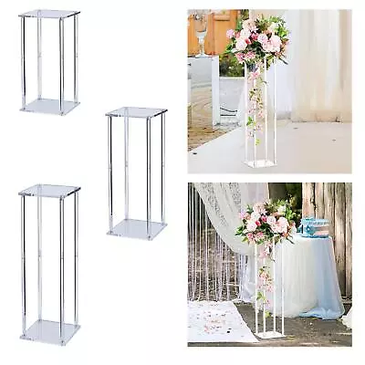 Acrylic Vases Wedding Centerpieces Modern Tall Flower Vase For • £25.91