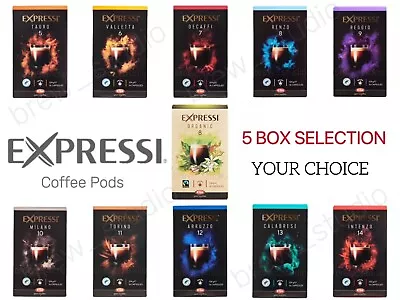 5 BOX (80) You Choose EXPRESSI K-fee Automatic Coffee Machine Pods Capsules ALDI • $63.95