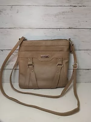 Kim Rogers Shoulder/ Crossbody Tan/ Khaki Colored Purse • $12.99