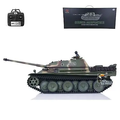 HengLong 1/16 German Jagdpanther 3869 7.0 RC Tank RTR Radio System Infrared • $143.91