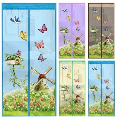 £9.98 • Buy Magic Door Curtain Screen Mesh Magnetic Insect Fly Bug Mosquito Net Free Hands