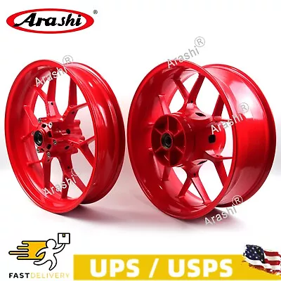 Front Rear Wheel Rim For Honda CBR1000RR 2008 - 2016 2015 2014 CBR 1000RR Red US • $632.69