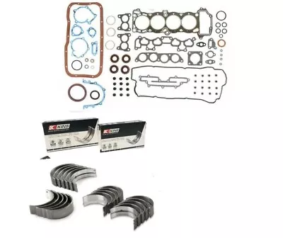 Fit 91-94 Nissan NX Coupe Sentra GA16DE FULL GASKET & KING BEARINGS • $129.95