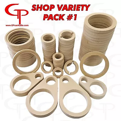 Shop Variety Pack: Speaker Rings: 6.5  5.25  4  Tweeter Rings Component Set • $109.24