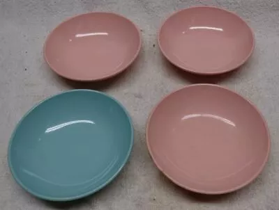 * VTG - WINDSOR - MELMAC - Lot Of FOUR (4)- Small Bowls- Pastels - USA Made ** • $13.33