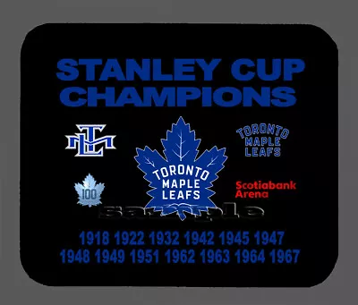 Toronto Maple Leafs Stanley Cup Championship Banner Mouse Pad Item#356  • $19.99