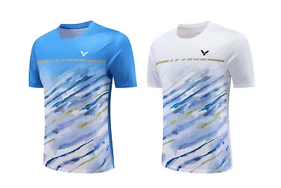 2023 New VICTOR Quick-drying Men's Tops Table Tennis Clothes Badminton T-Shirts • $24