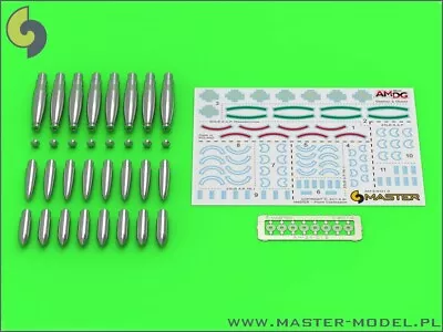 Master AM24013 - Additional Types Of Warheads For British RP-3 Rocket 1/24 • $28.95