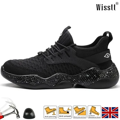 £23.99 • Buy Womens Cushion Steel Toe Cap Shoes Hiking Safety Trainers Work Boots Workwear UK