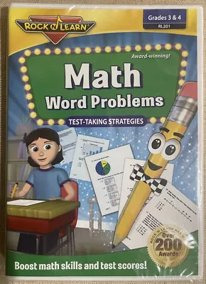 Math Word Problems DVD By Rock 'N Learn Good • $15.95