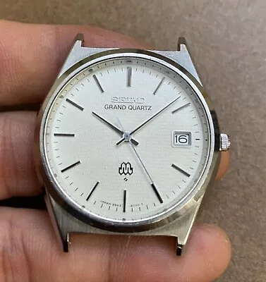 Vintage Grand Seiko Grand Quartz Texure Snow Flake Dial 9942-8000 Day Date • $249