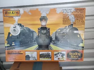 MTH RAILKING READY TO RUN Reading Lines 2-6-0 Freight Set   • $380