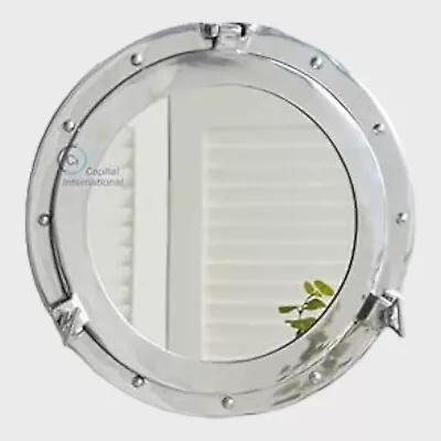 Nautical Porthole Themed Wall Mounted Mirror • £33