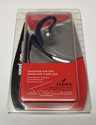 VERIZON Headset Jabra Verizon EarWave Boom 2.5mm Jack Ear Hook New In Box • $9.95
