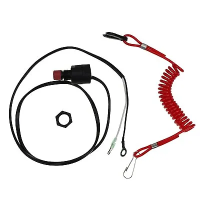 Kill Stop Switch Safety Lanyard 6E9-82575-09 For Yamaha Outboard Motor 15-40HP • $14.20